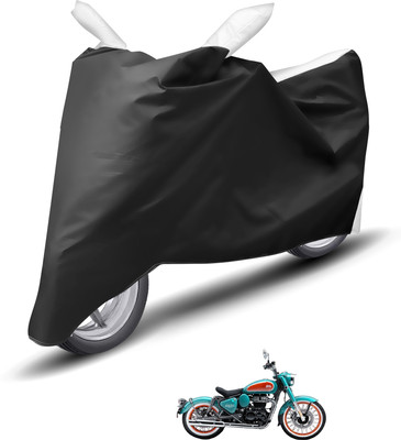 Caronix Waterproof Two Wheeler Cover for Royal Enfield(White)