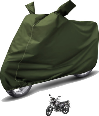 Auto Hub Waterproof Two Wheeler Cover for Honda(CB Shine, Green)
