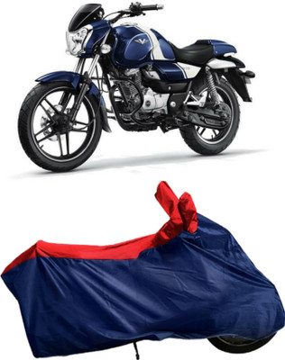Autofly Waterproof Two Wheeler Cover for Bajaj(V12, Blue, Red)