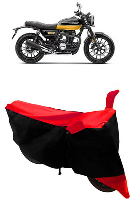 ABORDABLE Two Wheeler Cover for Honda(CB350RS, Black, Red)