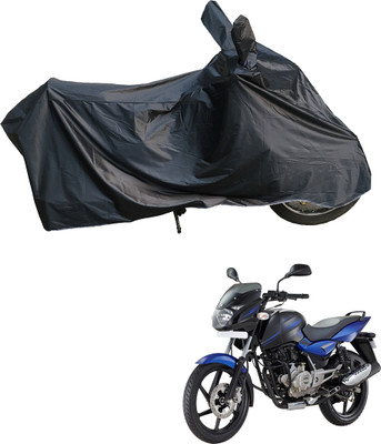 Motodreka Waterproof Two Wheeler Cover for Bajaj(Pulsar 150 DTS-i, Black)