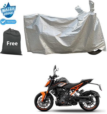 CODOKI Waterproof Two Wheeler Cover for KTM(250 Duke, Silver)