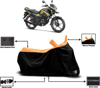 Amexride Two Wheeler Cover for Honda(CB, Orange)