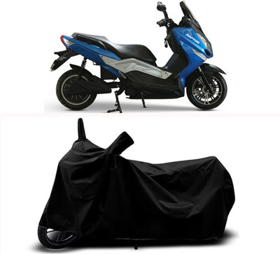 RABABLI Waterproof Two Wheeler Cover for Evolet(Derby, Black)