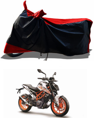 DeepShakshi AUTOMOTIVE Waterproof Two Wheeler Cover for KTM(Duke 390 ABS, Red)