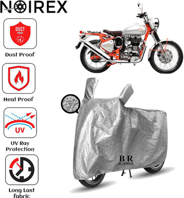 NOIREX Two Wheeler Cover for Royal Enfield(Bullet Trials 350, Black)