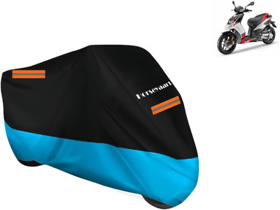 Horseyaart Waterproof Two Wheeler Cover for Aprilia(SR 125, Blue)