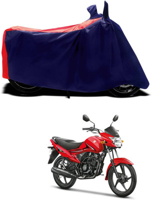 PAGORA Waterproof Two Wheeler Cover for Suzuki(Hayate, Red)