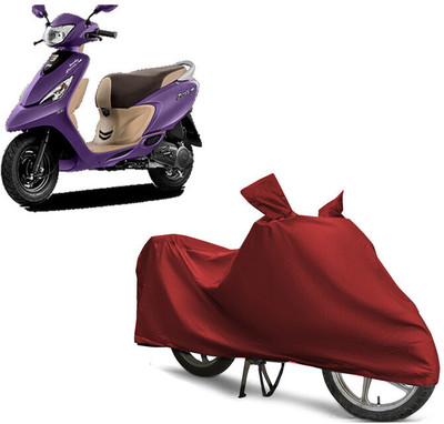 EGAL Waterproof Two Wheeler Cover for TVS(Scooty Zest 110, Maroon)
