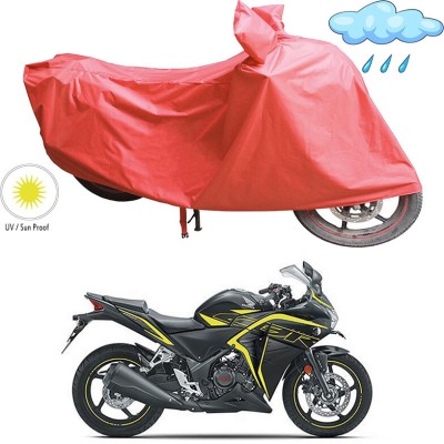 AutoTiger Two Wheeler Cover for Honda(CBR 250R, Orange)