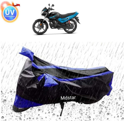 Mdstar Waterproof Two Wheeler Cover for Bajaj(Pulsar NS200, Blue, Black)