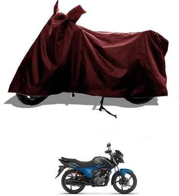 KEDIT Two Wheeler Cover for Hero(Glamour FI, Maroon)