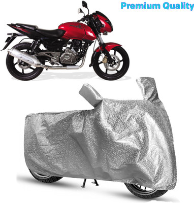 OSOMO Waterproof Two Wheeler Cover for Bajaj(Pulsar 180 DTS-i, Silver)
