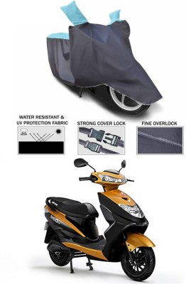 AutoTiger Two Wheeler Cover for Ampere(REO, Blue, Grey)