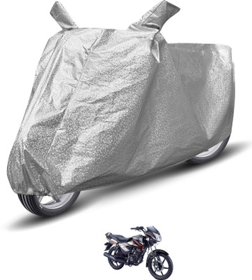 Auto Hub Waterproof Two Wheeler Cover for TVS(Phoenix, Silver)