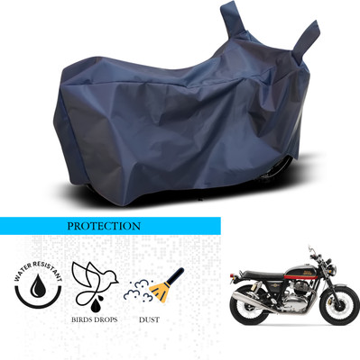 ANTHUB Waterproof Two Wheeler Cover for Royal Enfield(Interceptor 650, Blue)