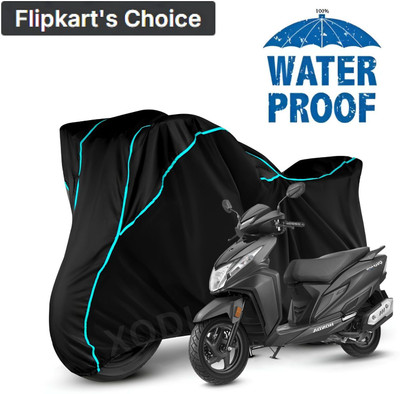 AutoGalaxy Waterproof Two Wheeler Cover for Honda(Dio, Black, Blue, Multicolor)