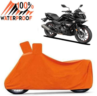 ROYAL AUTO MART Waterproof Two Wheeler Cover for Hero(Xtreme 200S, Orange)