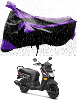 Mdstar Waterproof Two Wheeler Cover for Honda(Cliq, Purple, Black)