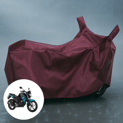 PAGORA Waterproof Two Wheeler Cover for Yamaha(FZ S FI (V 2.0), Maroon)
