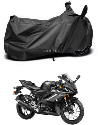 Duffel Two Wheeler Cover for Yamaha(YZF R15 V3, Black)