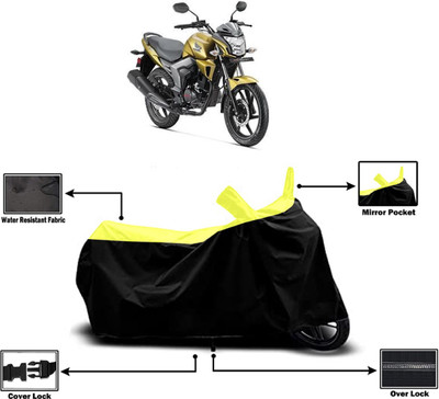 Amexride Two Wheeler Cover for Honda(CB Trigger, Yellow)