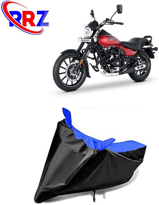 RRZ Waterproof Two Wheeler Cover for Bajaj(Avenger 160 Street, Black, Blue)