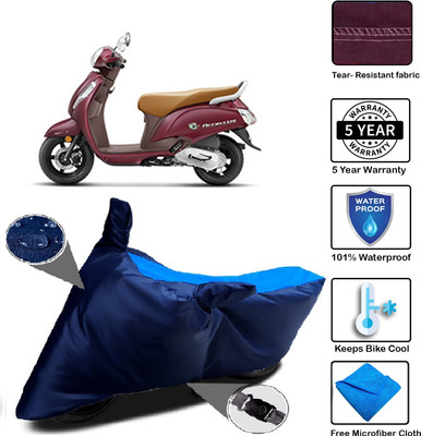 MISSION COLLECTION Waterproof Two Wheeler Cover for Suzuki(Access SE, Blue)