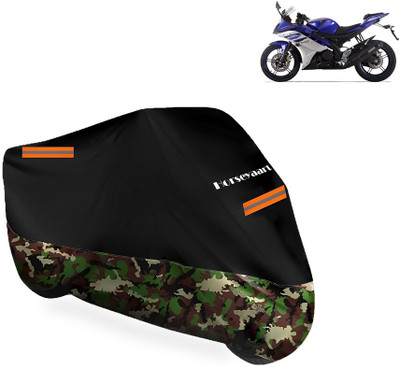 Horseyaart Waterproof Two Wheeler Cover for Yamaha(YZF R15 Ver 2.0, Multicolor)