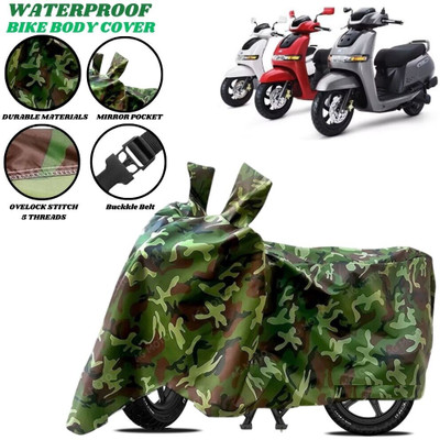 SRP PRODUCT Waterproof Two Wheeler Cover for TVS(iQube, Green)