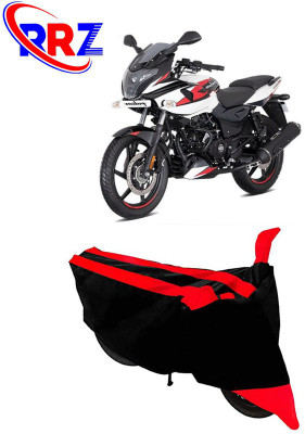 RRZ Waterproof Two Wheeler Cover for Bajaj(Pulsar 220F, Black, Red)