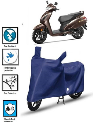 smwzxyu Waterproof Two Wheeler Cover for Universal For Bike(Activa 6G, Blue)