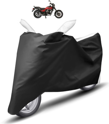 Caronix Two Wheeler Cover for Bajaj(Avenger 180 Street, White)