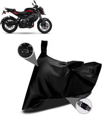 PAGORA Waterproof Two Wheeler Cover for Bajaj(Pulsar NS200, Black)
