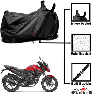 KEDIT Two Wheeler Cover for Universal For Bike(X-Blade, Black)
