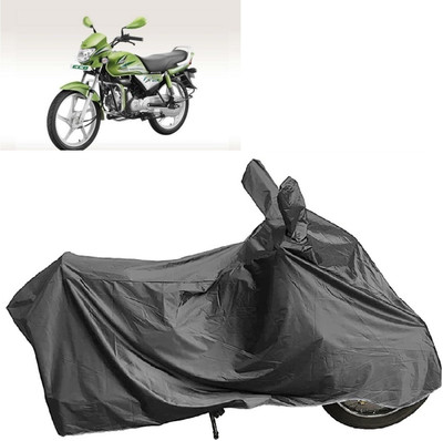 DIGGU Two Wheeler Cover for Hero(HF Deluxe Eco, Grey)