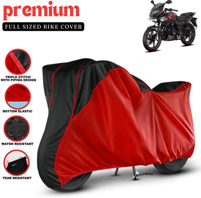 AutoGalaxy Two Wheeler Cover for Bajaj(Pulsar 220F, Red, Black)