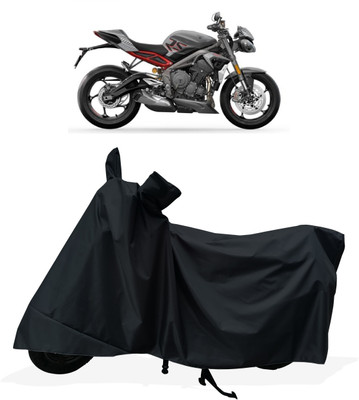 Tricway Two Wheeler Cover for Triumph(Speed Triple ABS, Black)