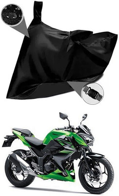 DeepShakshi AUTOMOTIVE Waterproof Two Wheeler Cover for Kawasaki(Z250 BS6, Black)
