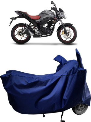 Amexride Two Wheeler Cover for Suzuki(Gixxer Special Edition, Blue)