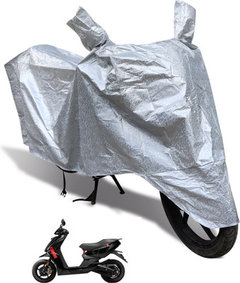 MOCKHE Waterproof Two Wheeler Cover for Ather(450 X, Silver)