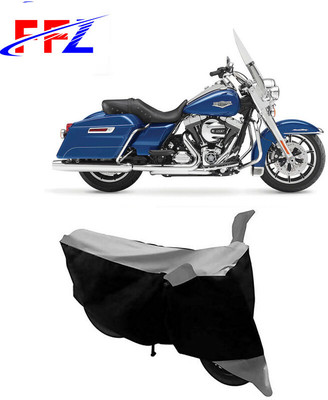 FFZ Waterproof Two Wheeler Cover for Harley Davidson(Road King, Black, Grey)