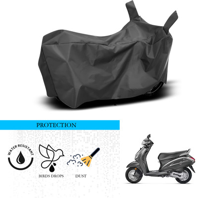 ANTHUB Waterproof Two Wheeler Cover for Honda(Activa 4G, Black)
