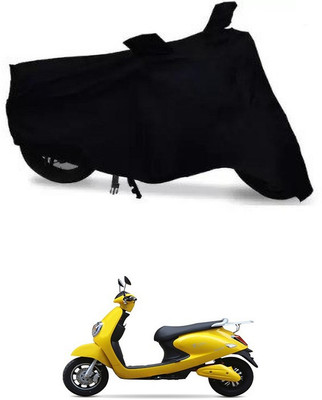ENTIRELY ELITE Waterproof Two Wheeler Cover for Techo Electra(Emerge BS6, Black)