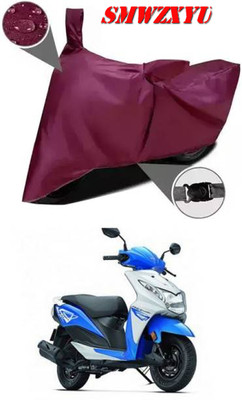 smwzxyu Waterproof Two Wheeler Cover for Universal For Bike(Dio, Maroon)
