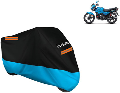 Juvdoxj Waterproof Two Wheeler Cover for Hero(Glamour FI, Blue)