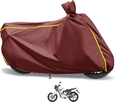 Euro Care Waterproof Two Wheeler Cover for Yamaha(Libero G5, Maroon)