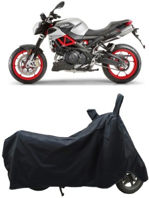 Coxtor Waterproof Two Wheeler Cover for Aprilia(Shiver 900, Black)