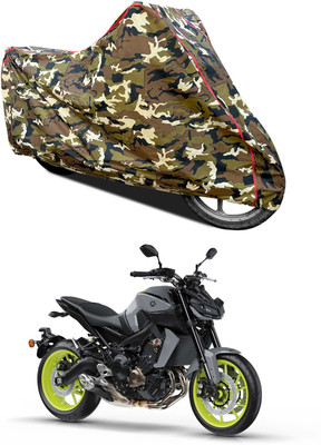 AutoGalaxy Waterproof Two Wheeler Cover for Yamaha(MT 09, Yellow)