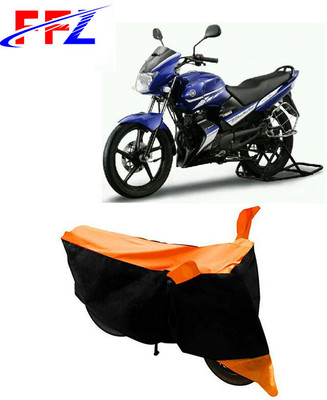 FFZ Waterproof Two Wheeler Cover for Yamaha(Gladiator RS, Black, Orange)